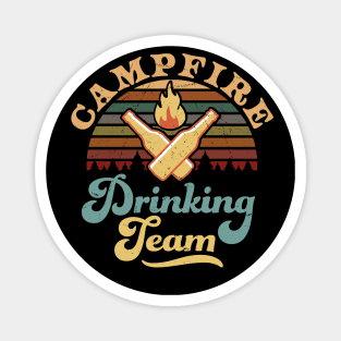 Campfire Drinking Team Camping Magnet